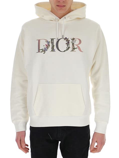 christian dior white hoodie